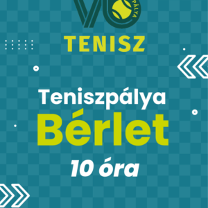 Teniszpálya 10 órás bérlet