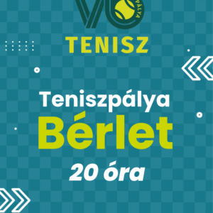 Teniszpálya 20 órás bérlet